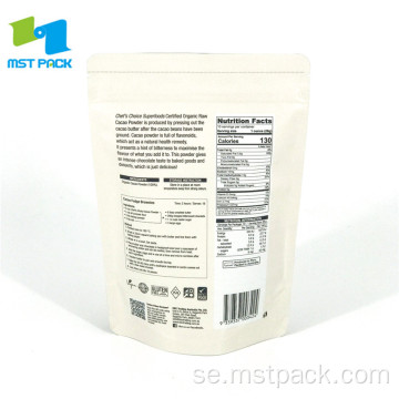 Cacao Powder Packaging Bag Mat Dragkedja